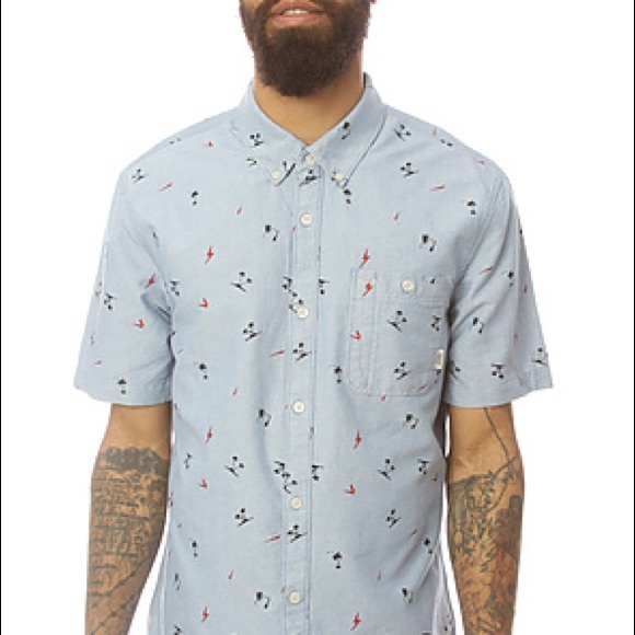 vans short sleeve button up